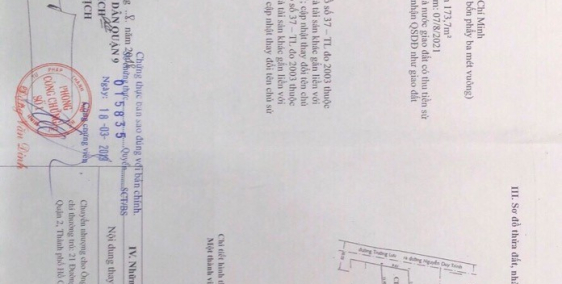 Bán Đất 2 Mặt tiền Đuờng trường lưu gần chợ , phường Long Trường, Quận 9 .