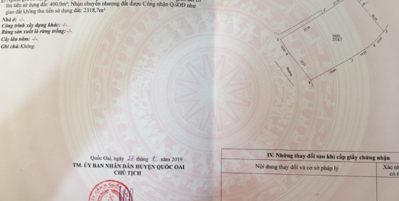 ĐẤT HIẾM: 2718m2 mặt đường, view hồ Hòa Thạch, 400m2 thổ cư, 4.2tr/m2