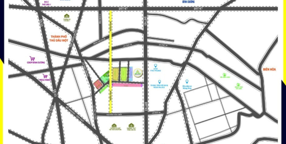 Sở hữu nhà phố thương mại mặt tiền DT743, Liền kề Vincom Dĩ An, Có sổ, vay 70%