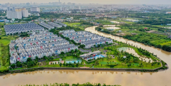 Biệt thự đơn lập dt đất 360m2 vị trí view công viên và hồ giá 18 tỷ