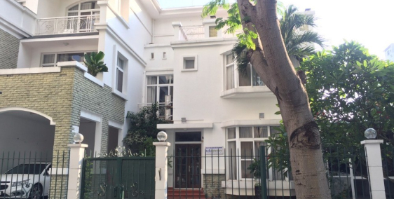 New villa Quận 7! Cho thuê biệt thự tứ lập khu Mỹ Thái 2 ở Phú Mỹ Hưng, Q7