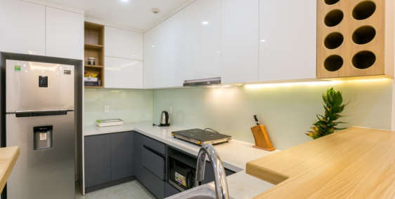 CHO THUÊ CĂN HỘ CAO CẤP THE GOLD VIEW - NỘI THẤT CHÂU ÂU, GIÁ: 17TR