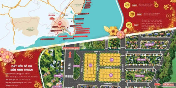 Đầu Năm Đừng bỏ lở cơ hội sở hữu Đất Sổ Đỏ - Ninh Thuận KDC Cầu Quằn Cà Ná