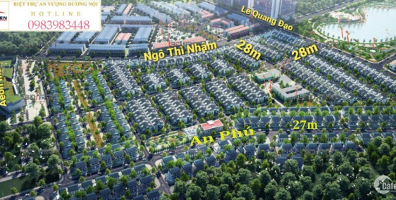 Biệt thự An Vượng villa giá rẻ nhất thị trường,Lh 0983983448