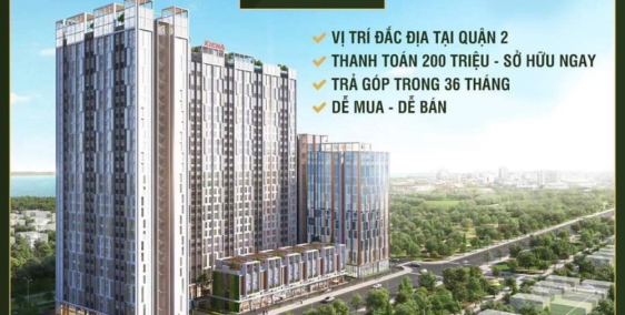 Mớ bán dự án CITIGRAND,p. Cát Lái, Q. 2, giá chỉ 2,1 tỷ
