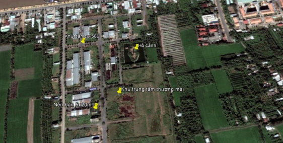 Bán nền nhà khu dự án 586, Tp Vị Thanh - tỉnh Hậu Giang