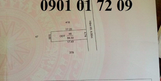 Bán rẻ nền chính chủ đường Nguyễn Thông giá thấp nhất thị trường