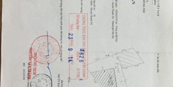 Cần bán đất thổ cư thị trấn Văn Điển, huyện Thanh Trì, Hà Nội