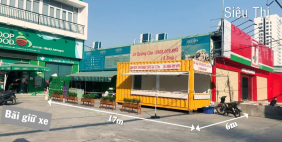Cho thuê mặt tiền Lê Văn Lương, Nhà Bè (container café).