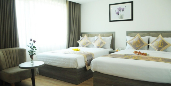 Cho thuê KS 23 phòng đường Hồ Nghinh, giá thuê 90 tr/tháng. LH: 093.234.6989