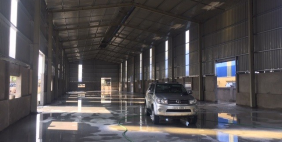 Cho thuê kho xưởng DT 764m2 Đàm Quang Trung, Long Biên, Hà Nội.