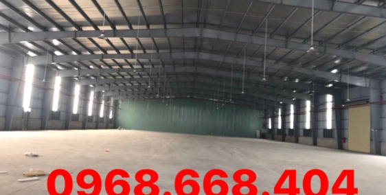 Cho thuê nhà xưởng giá tốt, diện tích 5500m2 KCN Đại Đồng – Tiên Sơn