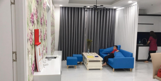 Cho Thuê Căn Hộ 78m2 (2PN-2WC), Nguyễn Thị Thâp, Q7, 18tr/tháng bao phí dịch vụ