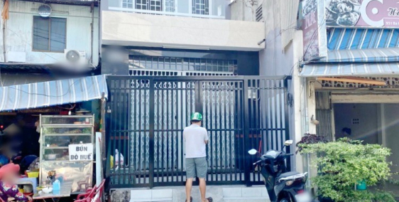 Cho thuê nhà mới 1 lầu mặt tiền đường Ba Đình P10 Quận 8, DT: 4x17m - 0933862860