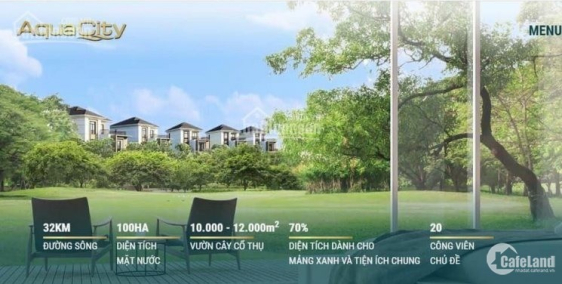 NHÀ PHỐ AQUA CITY NGAY SÔNG LIỀN KỀ SÀI GÒN, 1 TRỆT 2 LẦU, DT 6X20M, GIÁ CHỈ TỪ