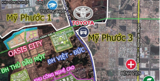 Nhà phố một trệt một lầu Khu CN Mỹ Phước, Bến Cát, Bình Dương, Mr.Trí Võ