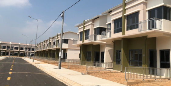 Nhà tại Oasis City 1 trệt 1 lầu mới xây ĐH Việt Đức Mỹ Phước 4 bến cát