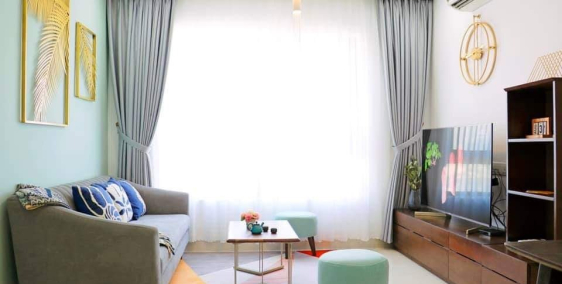 Cho thuê căn hộ 2pn căn góc đã full nội thất ocean view