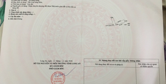 Đất thổ cư chính chủ có sổ hồng sang tên ngay