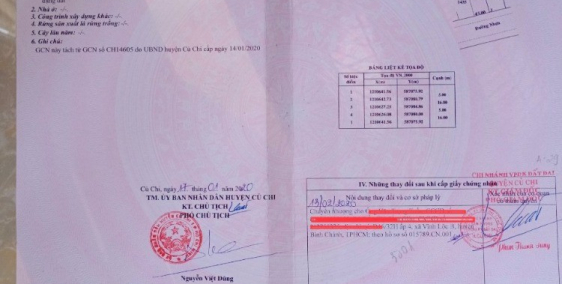 Chính Chủ Cần Bán Đất Tại   Xã Tân Phú Trung - Củ Chi - Hồ Chí Minh