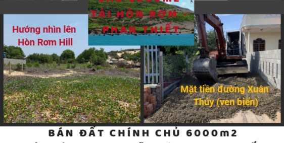 Cần bán đất cạnh Hòn Rơm Hill Village, Mũi Né, Phan Thiết, Bình Thuận
