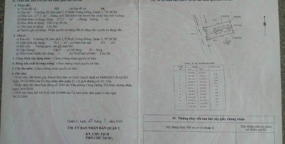 BÁN ĐẤT TRUNG TÂM Q2 NGUYỄN DUY TRINH GIÁ TỐT