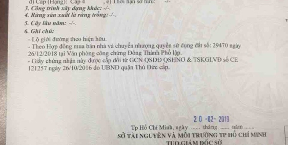 gia đình cần bán lô đất đường ngô chí quốc quận thủ đức
