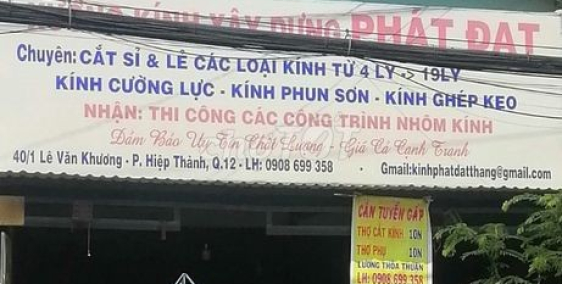 Chính chủ cần cho thuê mặt bằng kinh doanh tại Hiệp Thành, Tp HCM.