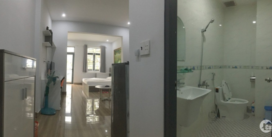 Căn hộ dịch vụ mặt tiền Võ Thị Sáu DT hơn 32m2, an ninh, sạch sẽ