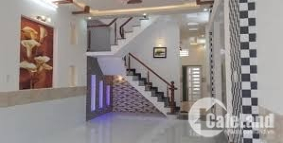 Cho thuê nhà 4m*17m, 8tr/tháng, 1 trệt 1 lầu, mới 100%, xe hơi đi, đường 41, hbc