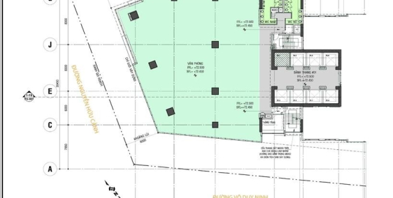 Cho thuê văn phòng mới quận Bình Thạnh, diện tích 650m2. Liên hệ 0974040260