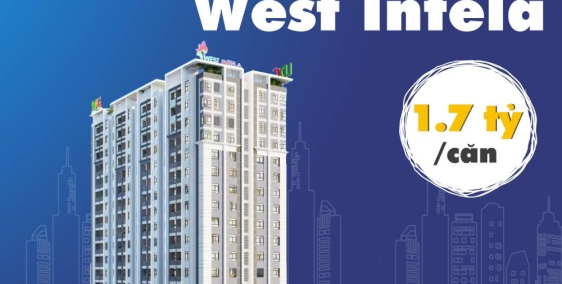 Tầng 9,11 Căn 1x  Giá 1Tỷ 931 (VAT) Căn Hộ West Intela 2PN 64.3 m2, Smart home