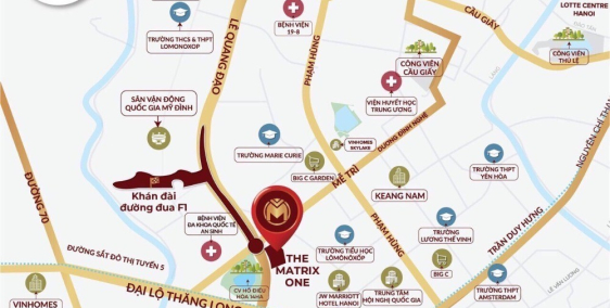 The matrix one- view trọn đường đua F1, chiết khấu lên đến 9%