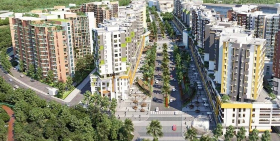 Cần bán shophouse khu đô thị Celadon City, 1 Trệt, 1 lửng diện tích 182m2