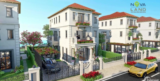 Nhà phố 1 trệt 2 lầu -khu dô thị sinh thái thông minh Aqua City