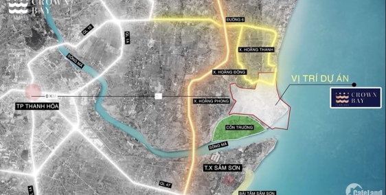 Quỹ ngoại giao shophouse Flamingo Thanh Hóa. Lô góc - mặt biển đầu ve chênh thấp