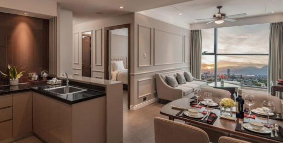Cho thuê căn hộ 2 phòng ngủ Luxury Apartment Danang Beach