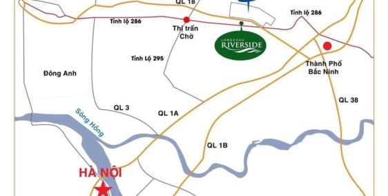 Long Châu Riverside - đô thị xanh hiện đại tại Bắc Ninh