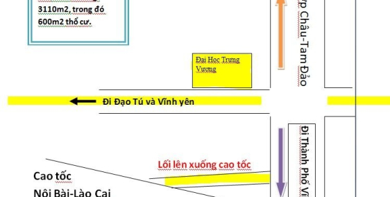Bán đất Tam Đảo 290m2 - trung tâm khu du lịch Tam đảo - Vĩnh Phúc.