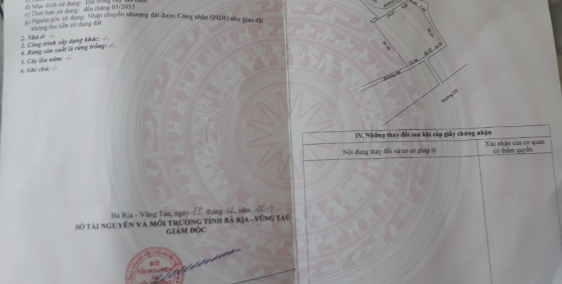 CẦN TIỀN TRẢ NỢ NÊN BÁN ĐẤT GẤP