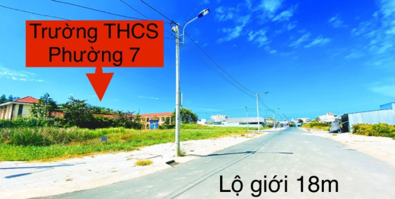 BÁN 4=3 NỀN MẶT TIỀN- ĐỐI DIỆN TRƯỜNG PHƯỜNG 7- GẦN BỆNH VIỆN TỈNH