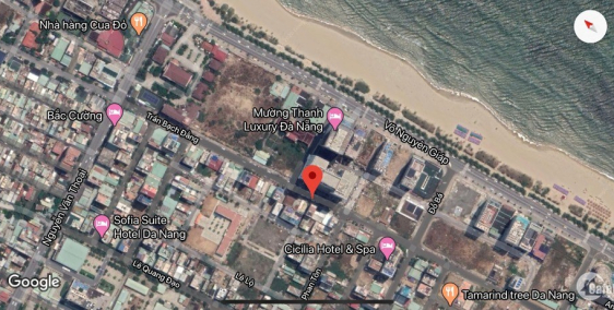 Cho thuê Kiot đường Trần Bạch Đằng,khu KS-CH Mường Thanh,biển Mỹ Khê, Đà Nẵng MT