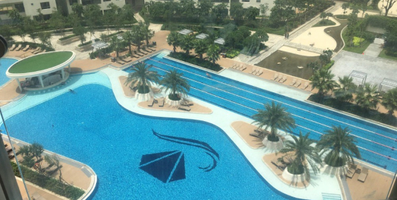 Cho Thuê Căn Góc Đảo Kim Cương. View Trọn Nội Khu, Hồ Bơi. Giá 900USD/Tháng