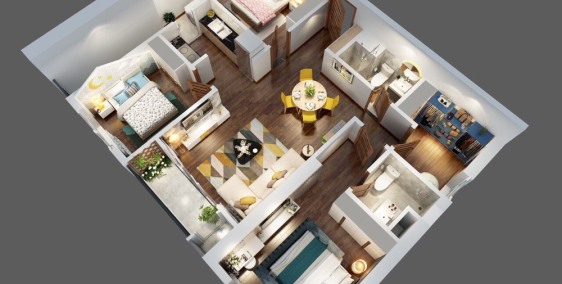 Sở hữu căn hộ chung cư 3 phòng ngủ chỉ từ 500 triệu, mặt đường Tố Hữu - Hà Đông