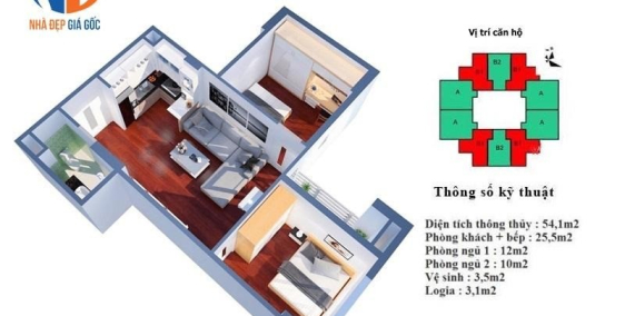 Cần bán gấp căn hộ 05 tầng 18 View nội khu