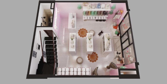 Bán căn shophouse 1 tầng trệt, 1 tầng lửng chung cư Hacom Galacity Phan Rang