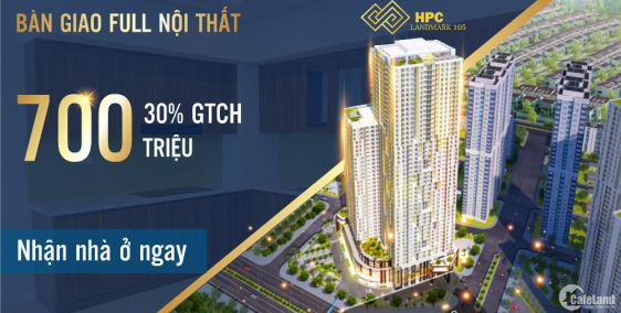 QUỸ CĂN VIP, GIÁ TỐT NHẤT, CK TỚI 12% + 220TR QUÀ TẶNG ++, HPC LANDMARK 105