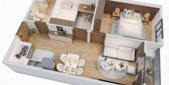 cc thương mại cao cấp La Fortuna,đẳng cấp đến từ những căn hộ