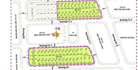 Cập nhật giá và vị trí đất đẹp T5/2020 Biệt Thự Ba Son