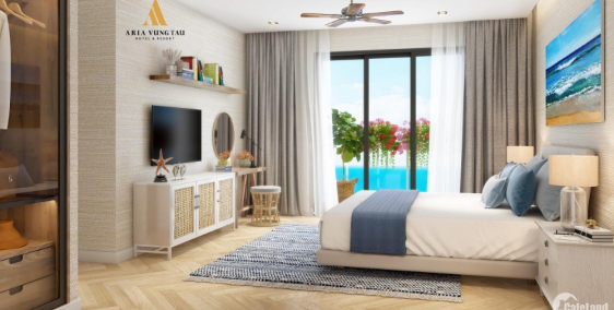Căn hộ view biển , sở  hữu 400m bờ biển riêng, giá tu 2ty66
